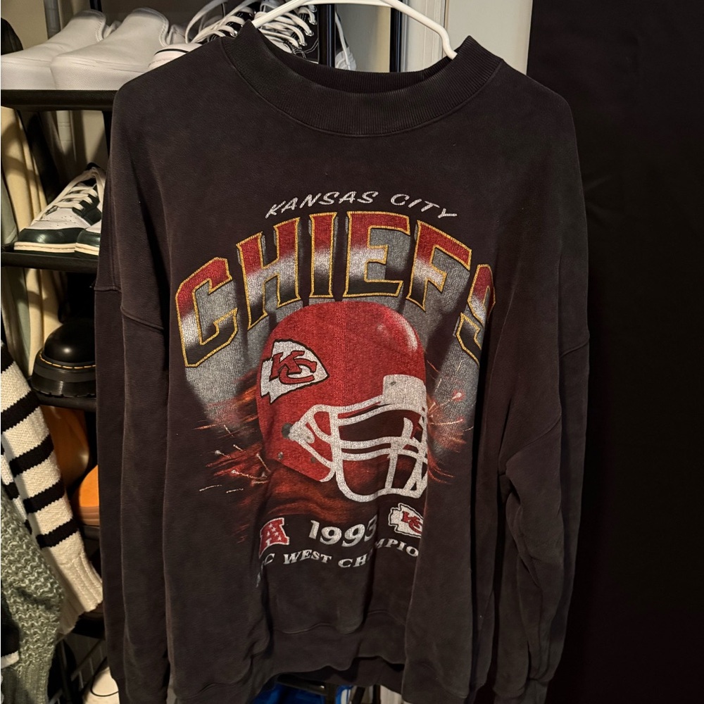 Abercrombie & Fitch Black Kansas City Chiefs Sweater